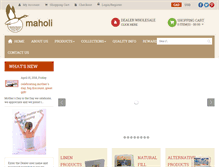 Tablet Screenshot of maholi.com